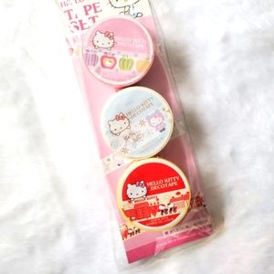 Sanrio Hello kitty washi masking tape 3 set